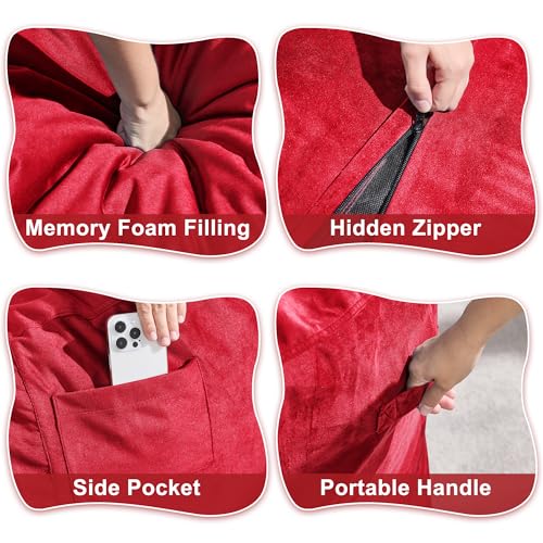 Image of Hobestluk Giant Bean Bag Chairs 6FT Oversized BeanBag Chair for Adult Jumbo