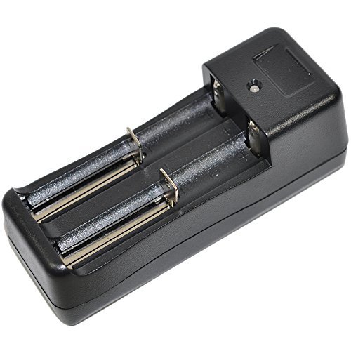 BTBAI Battery Charger AC Wall Dual Universal for 3.6/3.7v li-ion 18650 18500 16340 14500 18350 10440 14280 s1a