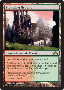踏み鳴らされた地　Stomping Ground 3枚セット 踏み鳴らされる地/Stomping Ground》[GPT] 土地R | 日本最大級