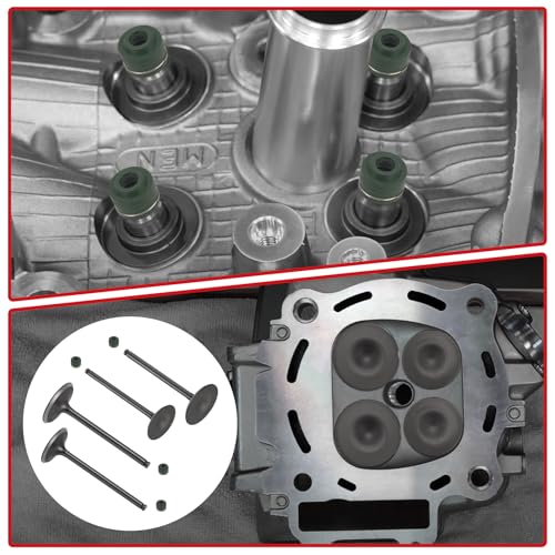 JAVIK Intake Valve Exhaust Valve Engine Valves Seals Kit for Honda CRF450 CRF450R 2002 2003 2004 2005 2006 by JAVIK - Used condition - Image 3