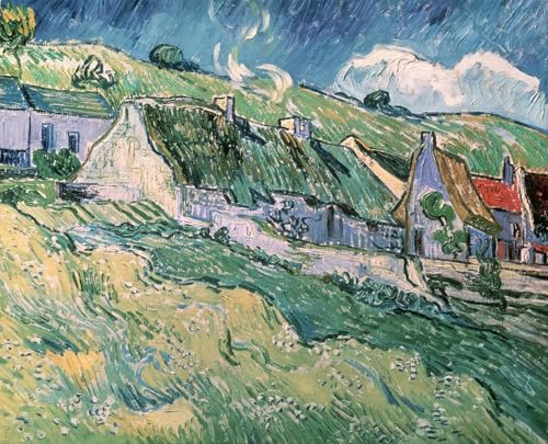 Tableaux Cottages à Auvers-sur-oise Van Gogh pour embellir la décoration de bureau chic