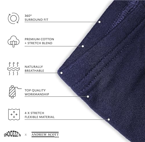 Boys Girls Toddler Little Kids Unisex 6 Pack Cotton Stretch Snug Fitting Long Pant Leggings2