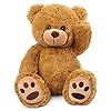   LotFancy-Teddy-Bear-Stuffed-Animals-20-inch-Brown-Soft-Cuddly-Stuffed-Plush-Bear-Cute-Stuffed-Animals-Toy-with-Footprints-Gifts-for-Kids-Baby-Toddlers-on-Baby-Shower-Easter-Decoration