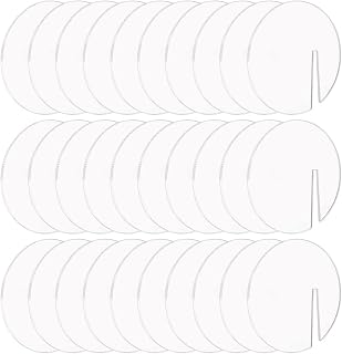 FINGERINSPIRE Acrylic Drink Tags Party Drink Tag Clear Acrylic Drink Marker Champagne Glass Marker Tag Acrylic Wine Glass Charms for Bar Wedding Wine Tasting Party