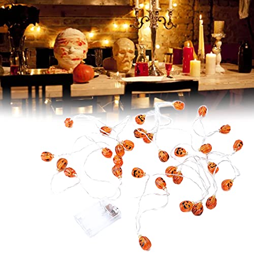 Pumpkin Lantern Lights, Pumpkin Lights String Driedimensionaal ontwerp voor gebruik binnenshuis, buitenshuis en tijdens… - Image 4