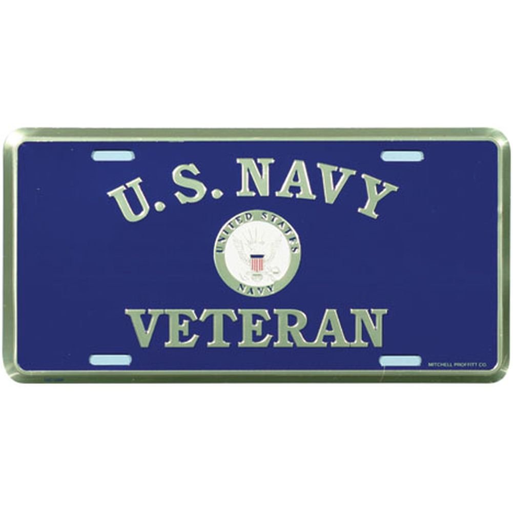 Amazon.com: Honor Country US Navy Veteran License Plate : Automotive