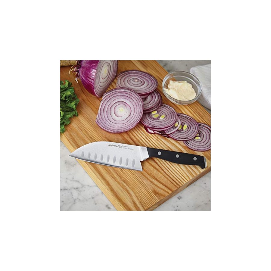 Calphalon-Classic-Self-Sharpening-15-Piece-Cutlery-Knife-Block-Set-Brown Calphalon Classic Self-Sharpening Cutlery Knife Block Set with SharpIN Technology, 15 piece