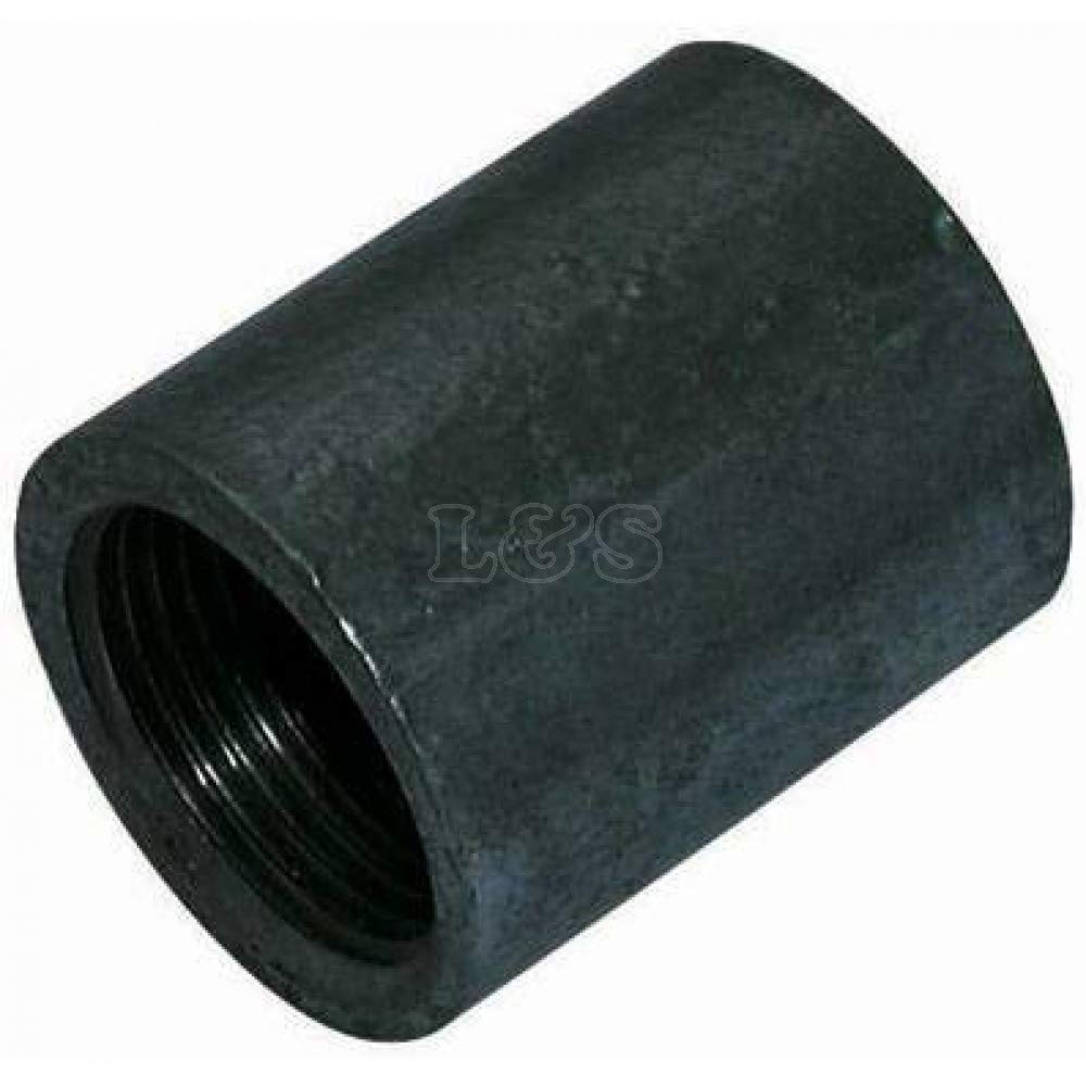 L&S Engineers Women's Black Weldable Malleable Iron Sockets, Type 181, 4" Bsp