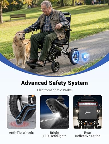 Electric Wheelchair Foldable Lightweight