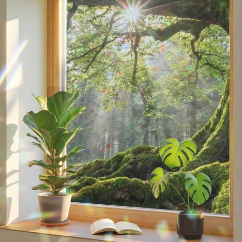 Película para ventana vidrio decorativa 17.7 x 39.3 in miniatura 1