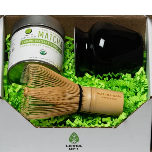 Té matcha kit mini con 24 sticks y lata ceremonial miniatura 2