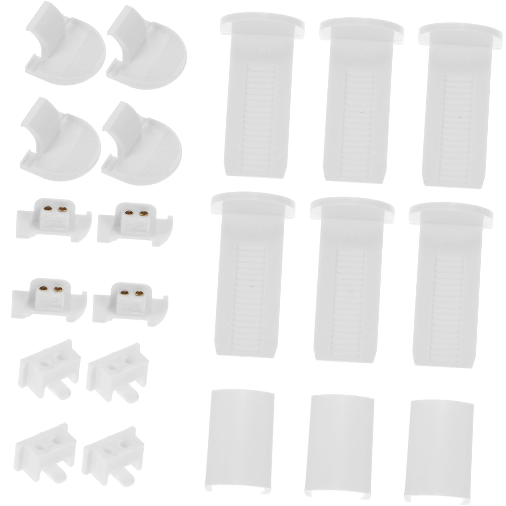 ULDIGI 32pcs Pleated Blinds Replacement Parts Blind Repair Accessories for Vertical