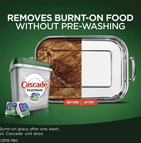 Cascade Platinum Actionpacs Dishwasher Detergent With Dawn, Fresh Scent - 102 Count #TOP1