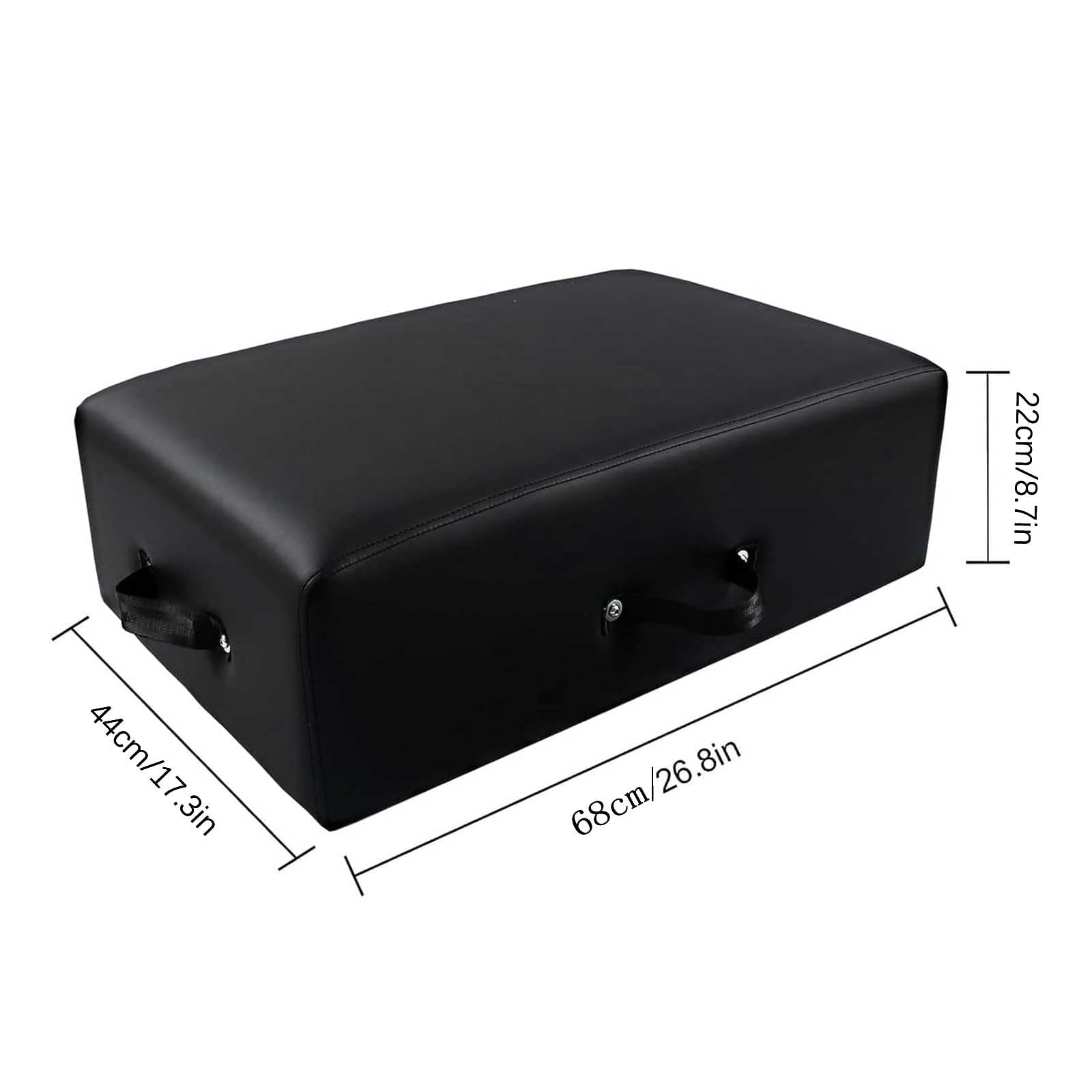 UYSELA Caja de Asiento Reformador de Pilates, Accesorio Reformador de Pilates para Ejercicios, Accesorio Reformador para Ejercicios Que Avanzan el Rango de Movimiento,Black
