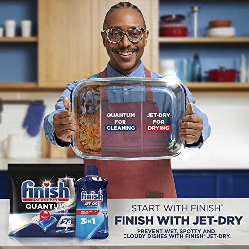 Image of Finish Jet Dry Dishwasher Rinse Aid, 8.45 Ounce