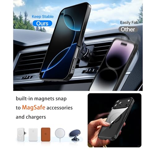 Image of for iPhone 17 pro max Case,Ultra Hybrid(Black Magsafe)