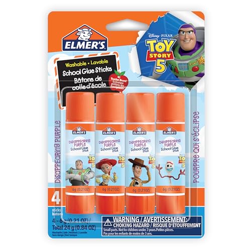 Elmer's Bâtons de colle Toy Story, 6g, 4 pièces