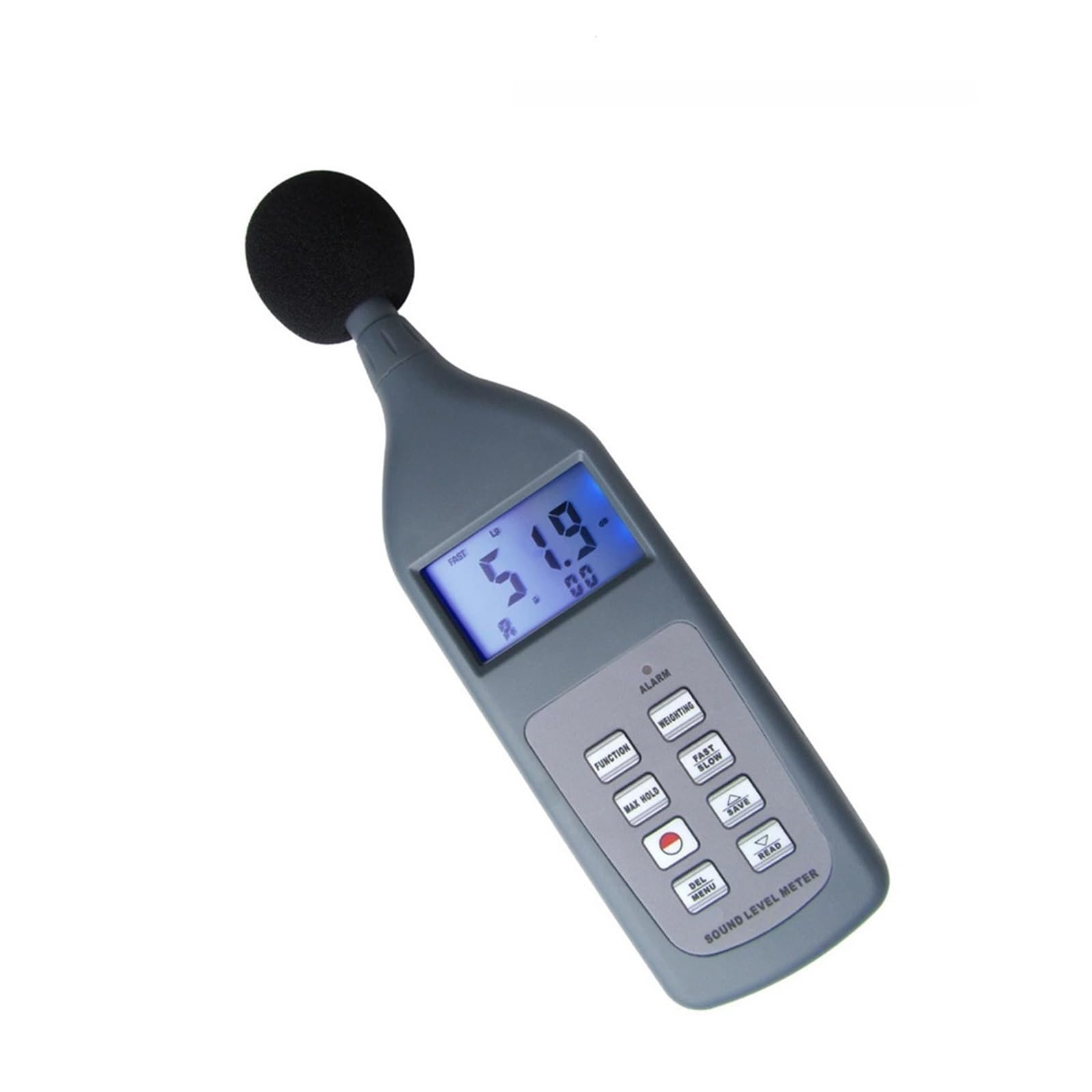Fonometro Digitale Fonometro Digitale da 30 Db a 130 con Funzione Opzionale Allarme Lp, Leq Regolabile Tester del Livello di Rumore Decibel(SL5868P)