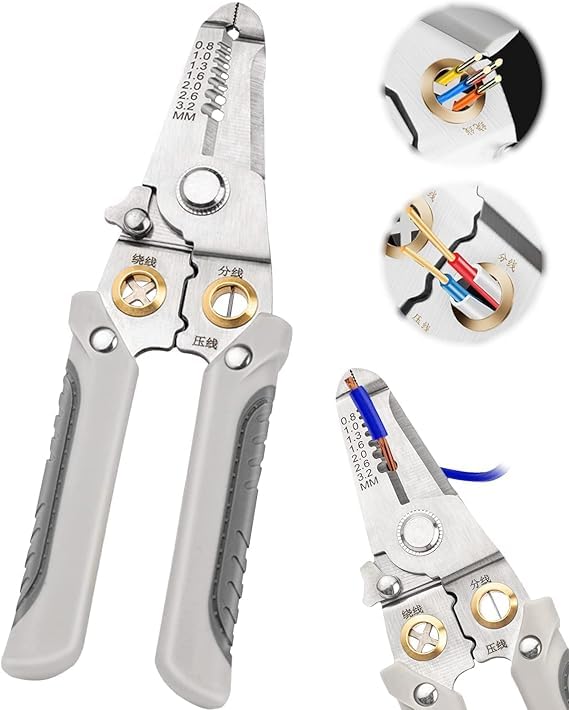 Clefairy 6-in-1 Multifunctional Stainless Steel Wire Puller Plier | Cable Looping | Splitting | Cutting Pliers | Multi-Purpose Electrical Stripping Tool Wire Stripper & Crimping Tool (B0DFQ4CSHP) Amazon Price History, Amazon Price Tracker