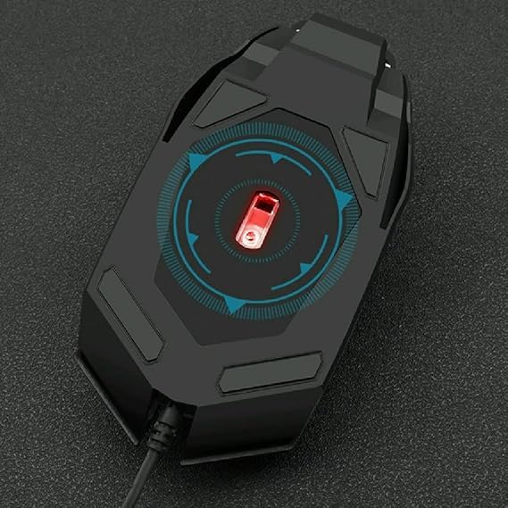 Image of X1 Neutral Wired USB Mouse Vibrant RGB Luminous Accents for Office, Gaming & Laptop Use Compact 115mm 3‚ Key Design with 1.35m Cable for Desktop & Notebook