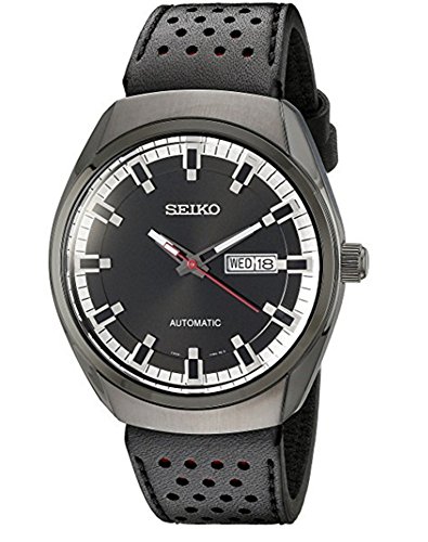 (ZCR[)Seiko rv Y Men's SNKN45 Analog Display Automatic Self Wind Black Watch[sAi]gellmoll