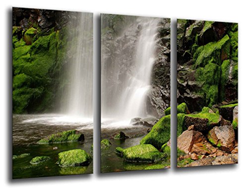 Poster Fotográfico Paisaje Cascadas Relax, Meditacion Tamaño total: 97 x 62 cm XXL