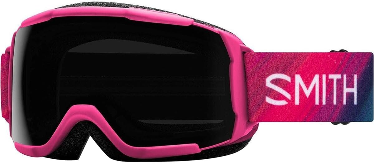 SMITH Unisex Youth Grom Snow Sport Goggle - Lectric Flamingo Supernova Frame | ChromaPop Sun Black Lens