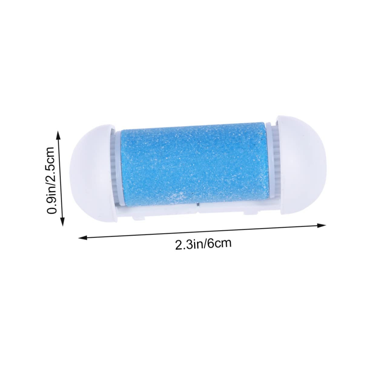 Healeved 30piezas Rodillos De Para Eliminación De Muerta Pies Accesorios Para Exfoliación De Durezas Azul