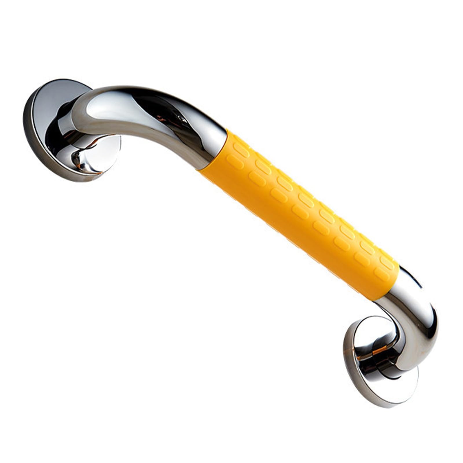 Yajuer Yellow Shower Grab Bars For Seniors 1.3'' Brushed Nickel Stainless Steel Grab Bar For Bathroom, Handicap Elderly Injury Balance Assist Handles(,58Cm)