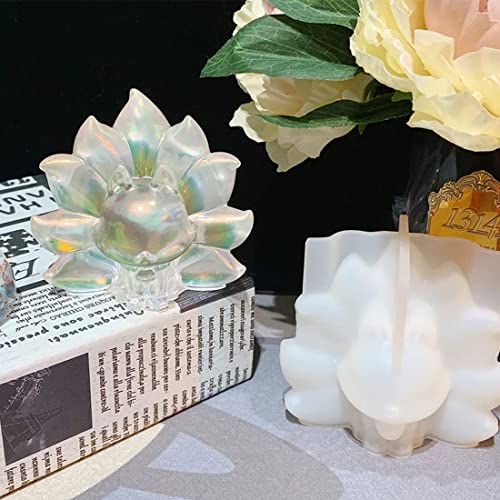 Voyyphixa Fox Resin Mold 3D Animal Nine Tailed Silicone Molds For Epoxy Resin Candle Mold Jewelry Casting Mould Diy Carving Art Aromatherapy Plaster Swing Table Home Decor Crafts Casting #TOP3