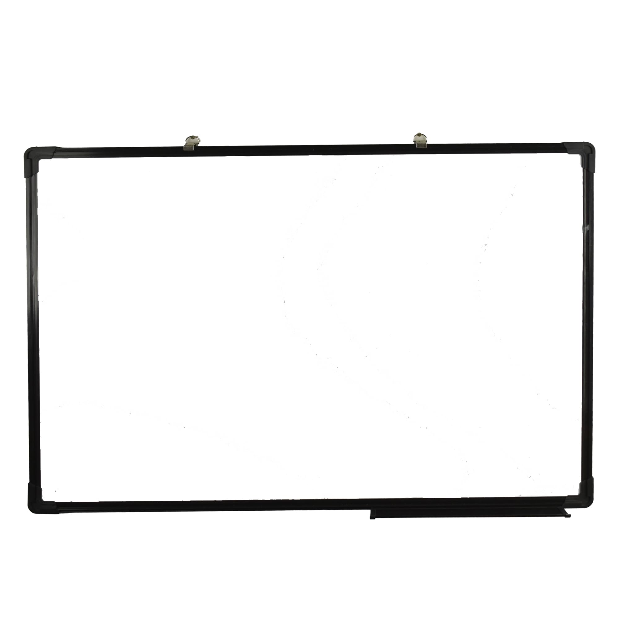 Deflecto Premium Magnetic Whiteboard 1200x900mm | Durable Aluminum Frame & Sturdy Honeycomb Core | Easy Wall Mount for Office, Classroom & Home Use | Professional Black Design