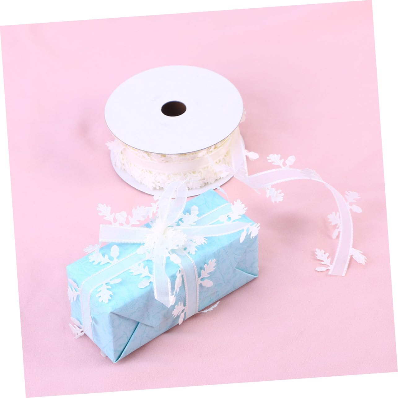SEWACC 3stücke Hochwertiges Muster Seidenband Edles Geschenkband Für Hochzeiten Partys Bastelarbeiten Dekoration Beige Für Kreative -projekte