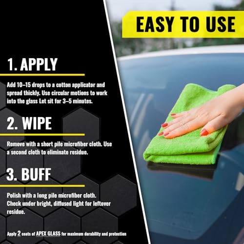 image for TITAN COATINGS Apex Glass 50ml Hydrophobic Ceramic Coating - Professio