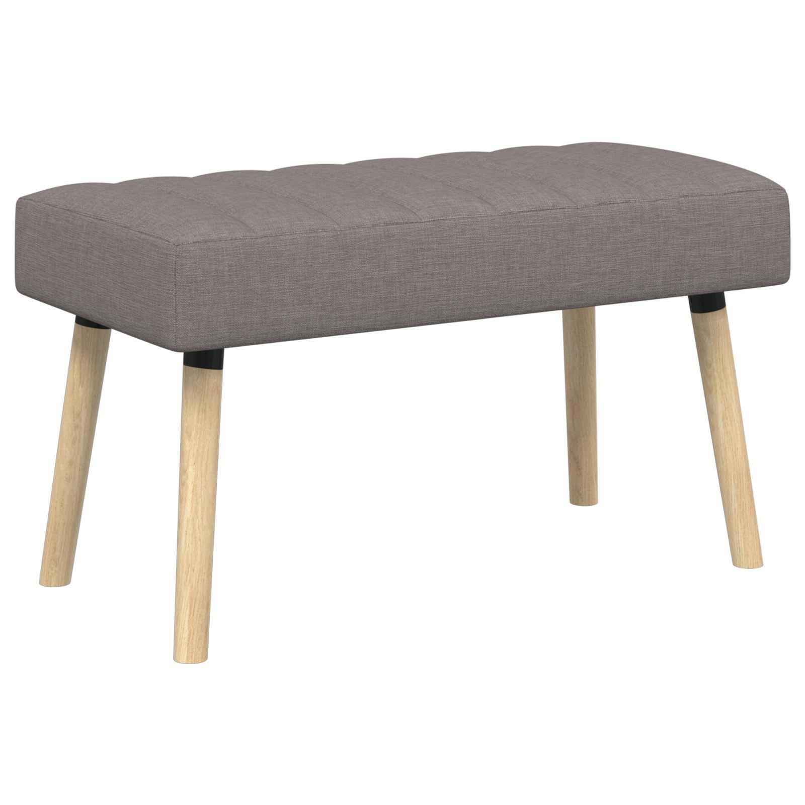 Banco con tapizado en Canal Topo 80 x 40 x 46 cm Tela, Bancos, 9.5 kg-42038479