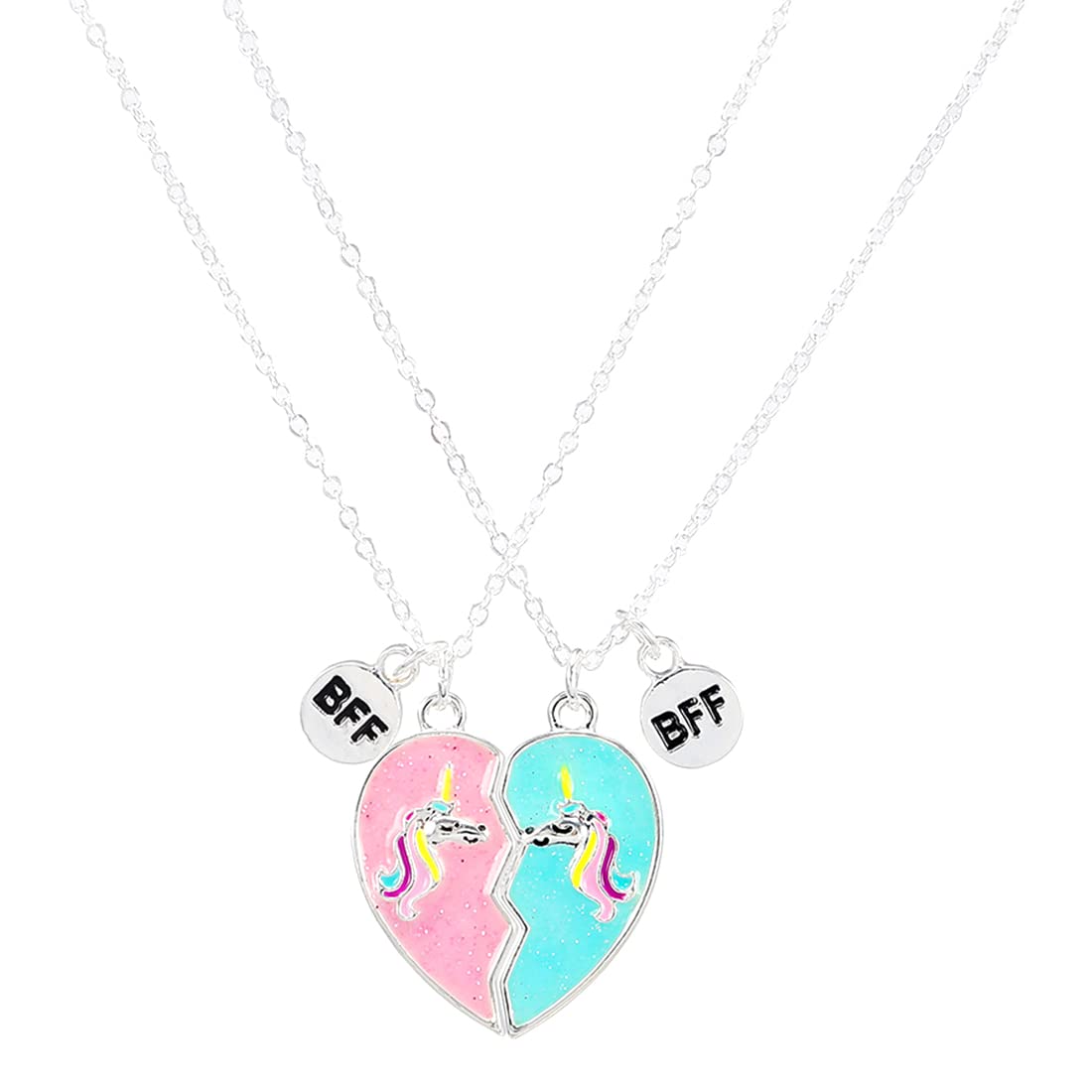 Melbees by Yellow Chimes Pendant for Girls Kids Unicorn Best Friend Necklaces Heart Charm 2 Pcs Magnetic Matching Heart Pendant BFF Necklaces for Girls Kids (B09NVZTNFT) Amazon Price History, Amazon Price Tracker