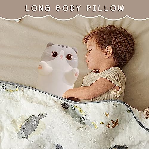Ghtmony Cat Plushies Stuffed Animals Pillows, Kawaii Long Cat Plush Body Pillow Toys For Kids Cat Lovers Boys Girls #TOP3