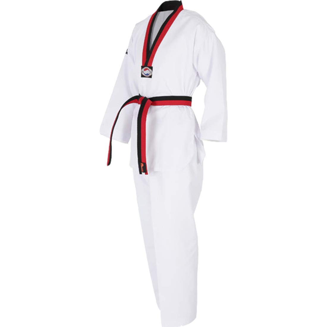 MudoinKorea Taekwondo Poom Uniform V Neck for Children MMA Martial Arts Akido Hapkido Gym School Academy Match
