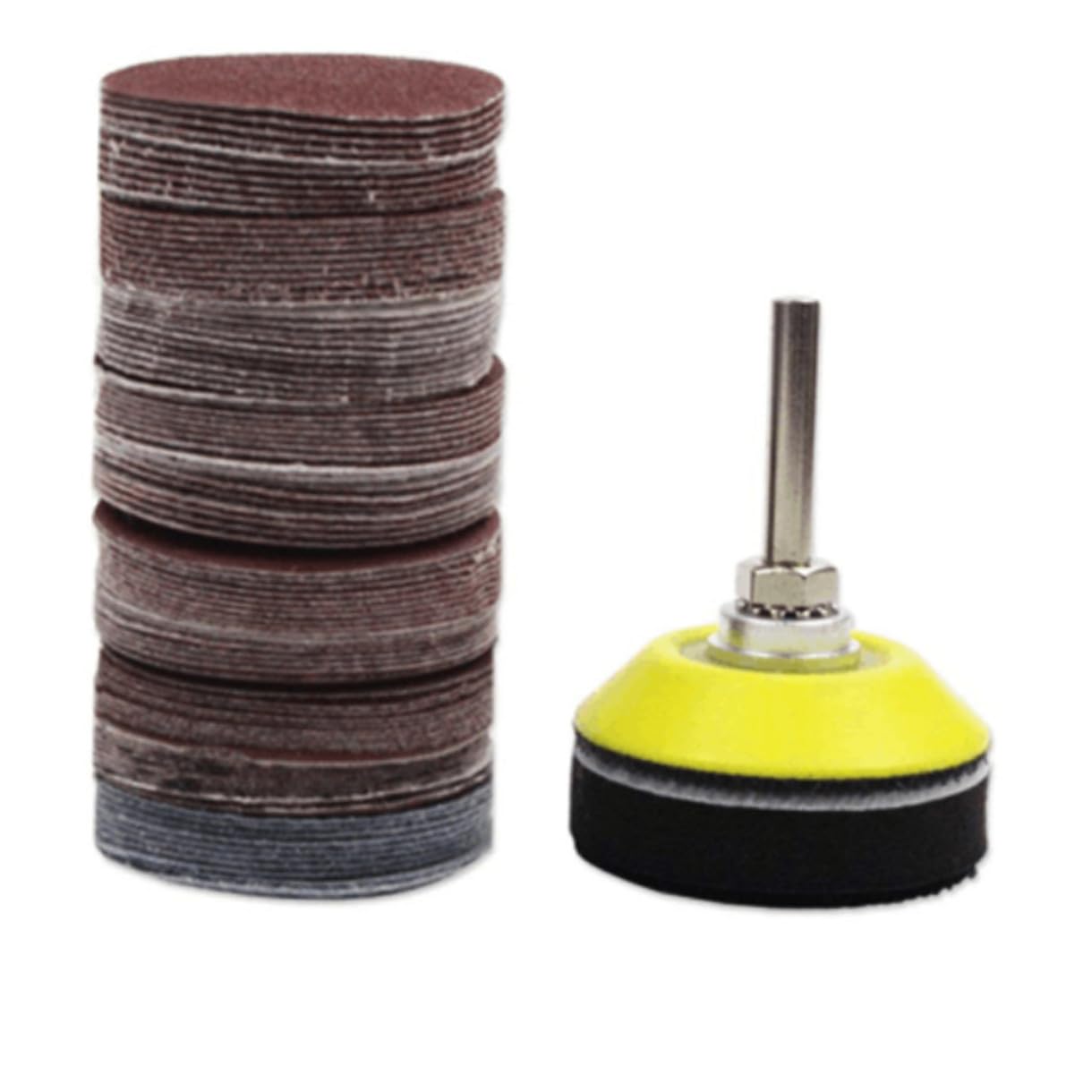 Gatuida 300pezzi Kit Dischi Abrasivi Platorello Per Utensili Rotanti Grana Perfetti Per Lucidatura e Levigatura Superfici Accessorio Per Trapano e Smerigliatrice
