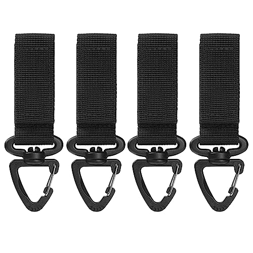 TRIWONDER Anneau clé Molle tactique ceinture Keeper porte-clés 4 pack