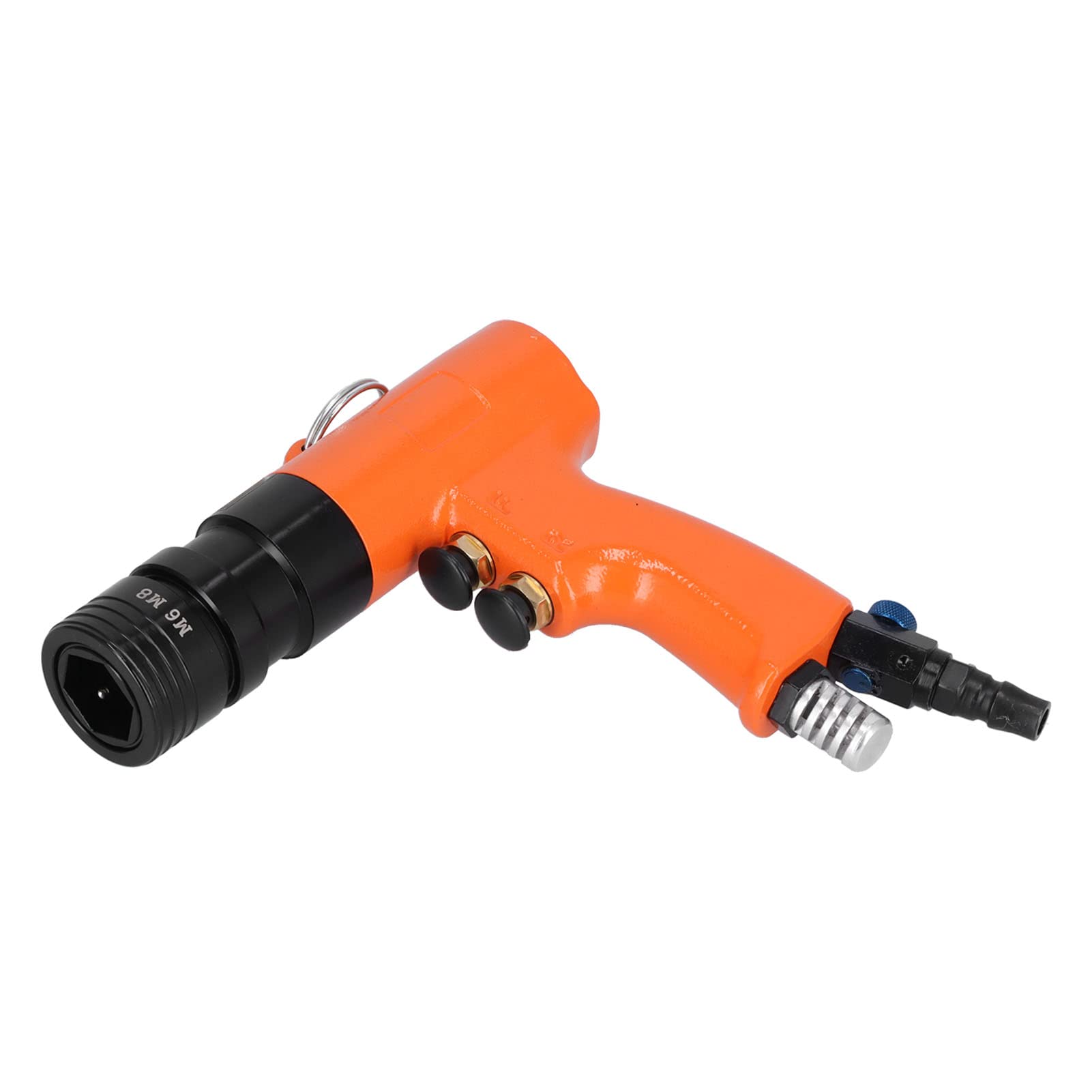 FTVOGUE Pistola Remachadora Neumática Pistola de Tuerca de Extracción de Aire de Acero de Aleación KV 7803E 600 Rpm 0,6 a 0,8 MPA M6 M8 para Decoración, Instalación, Reparación y Usuarios de Fijación