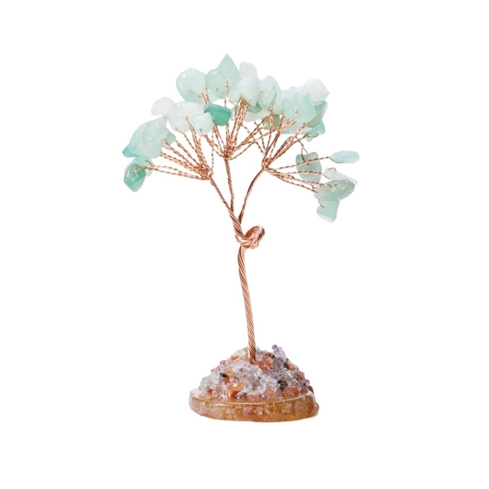 crystal tree， Crystal Tree Money For Wealth And Luck Yoga Meditation Home Decor Shelf Accents Office Fengshui Decorations(Grün)