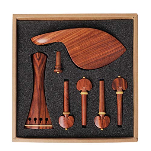 image for Milisten 4/4 Violin Parts With Chin Rest Endpin Tailpiece Wood Tuning 