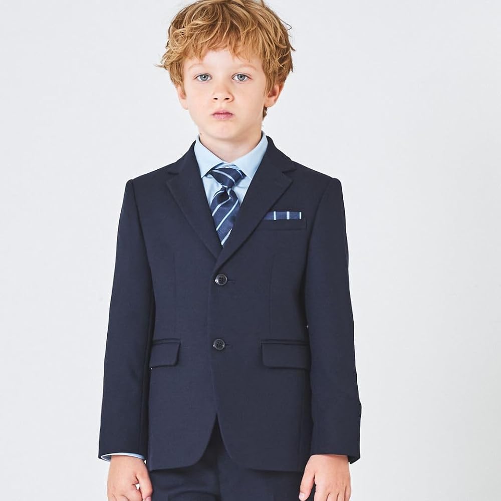 Ready Freddy男の子フォーマル120※フルセットあり Amazon | [Ready Freddy] レジメンタルタイベーシックスーツ