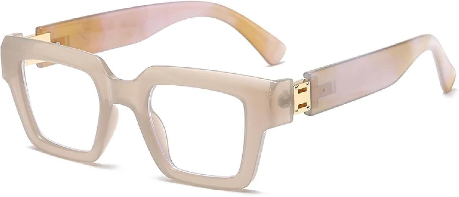 Flat Mirror Simple Fashion Aeyelasses Flower Large Frame Glasses Frame