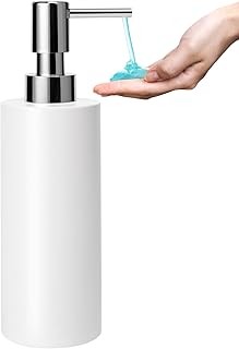 Sponsored Ad - Soap Dispenser with Liquid Pump Hand Lotion Dispenser Ceramic for Shampoo Bathroom Kitchen 11oz