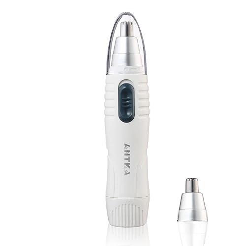 Electirc - Cortadora de pelo para hombre, nariz y oreja, cortadora de cabello sin dolor de metal nasal para mujer, cuchillas de acero inoxidable de