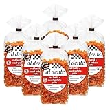 Al Dente Plant-Based Pasta Red Lentil + Sweet Potato – Organic, Gluten-Free, Non-GMO, Vegan, High Protein Noodles. Delicious And Versatile. Great for Soups, Salads, and More. 8oz Bags (Pack of 6)
