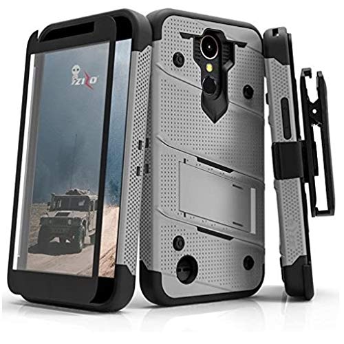 Zizo LG K20 Plus Case, Zizo [Static Series] Shockproof [Military Drop Tested] w/ Kickstand [LG K20 Plus Heavy Duty Case] Impact Resistant - LG K10 2017
