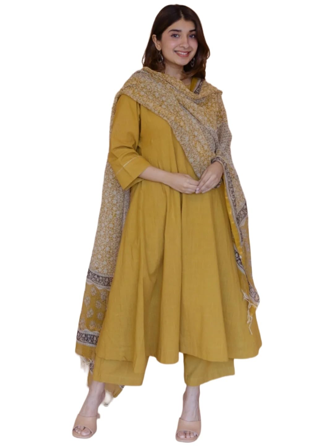 anni designer Viscose Blend Kurta for Women | Kurti Set Woman | Kurta with Palazzo & Dupatta | A Line Embroidered Suit | Ethnic Indian Outfit Office Party Traditional Clothing Fashion Premium Style-picture-10