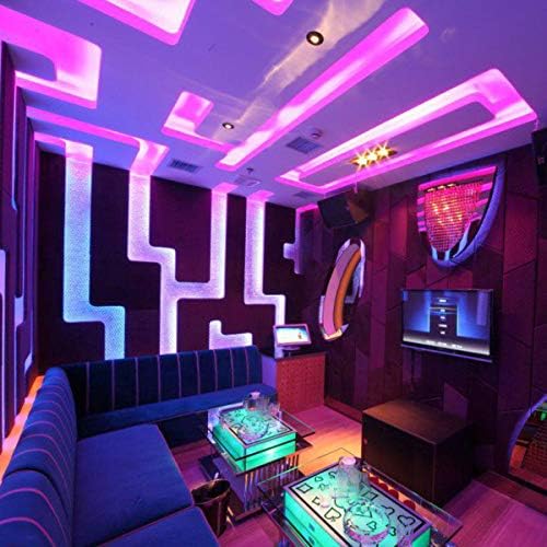 YUNBO WS2812B RGB LED Pixel Strip 5M 300LEDs, Individually Addressable 60 Pixels/M 5050 SMD 5V White PCB IP20 NO-Waterproof Cuttable Smart Flexible LED Lighting